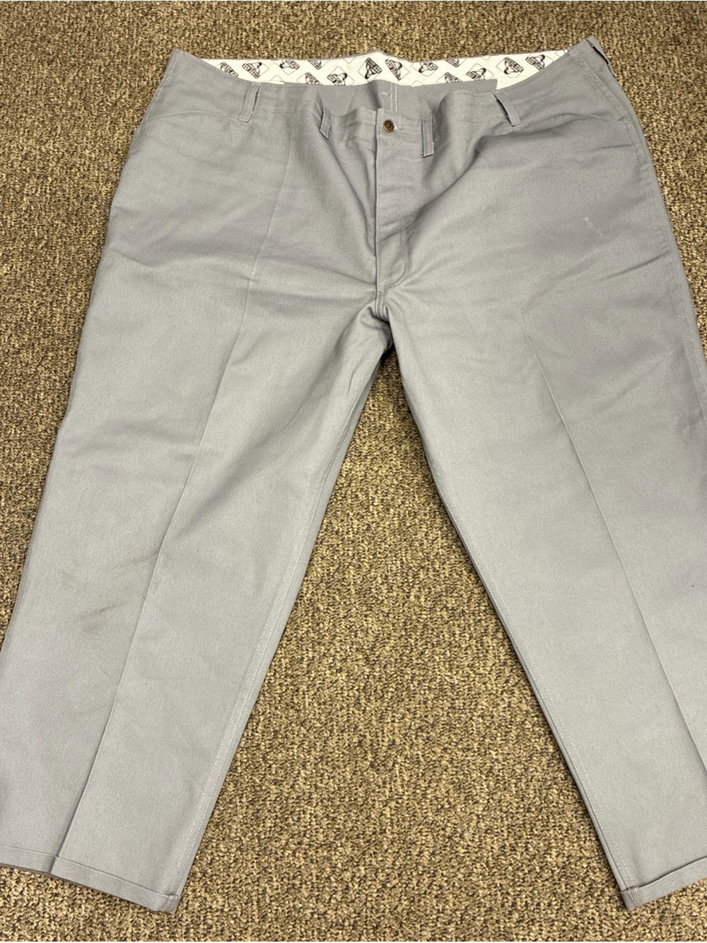 Ben Davis Gray Straight-Leg Cargo Pants